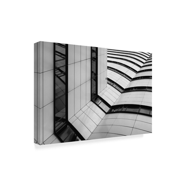 Henk Van Maastricht 'Waves Architecture' Canvas Art,22x32